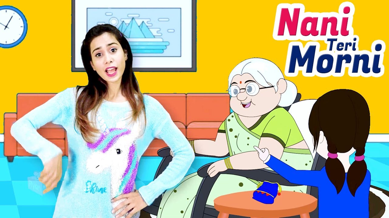 Nani Teri Morni Ko Mor Le Gaye Cartoon Hindi | नानी तेरी मोरनी | Hindi  Rhyme By Ryan kids club - YouTube