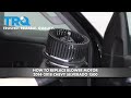 How To Replace Blower Motor 2014-2018 Chevrolet Silverado 1500