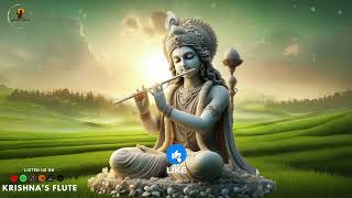 Soothing Krishna's Flute || Relaxing Indian Flute (बांसुरी) Morning Yoga Music, Positive Energy