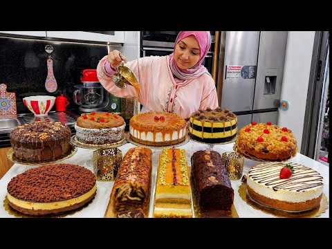 كيكة تنسيك في الأخرى 7 كيكات العيد سهلة شكولا كراميل فلون طبقات كيك كيك بارد طالع هش مطبخ تيما