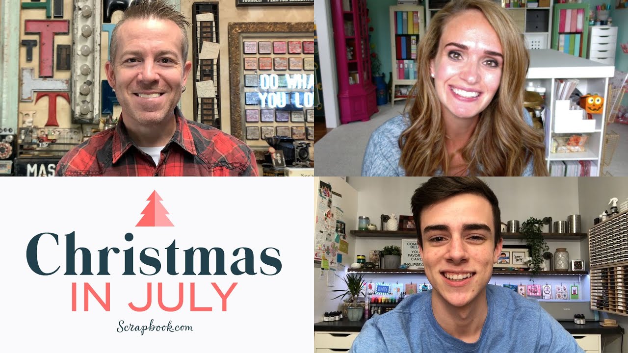 Celebrate Christmas in July with Scrapbook.com! scrapbooking tarjetas