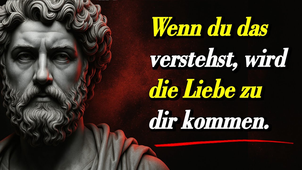 NIEMAND WIRD DICH LIEBEN, BIS DU DAS VERSTEHST – STOIZISMUS.