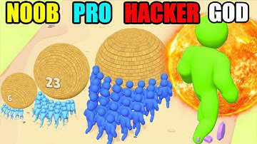 NOOB vs PRO vs HACKER vs GOD Rescue Push