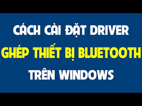 Video Cách cài đặt bluetooth cho laptop. - youtube