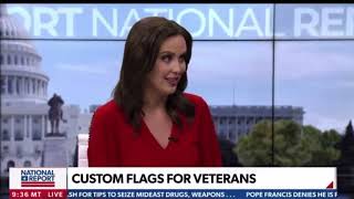 Metal Art of Wisconsin on Newsmax 4th of July 2022 with Emma Rechenberg