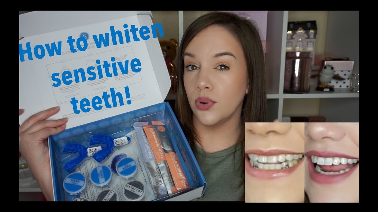 BEST AT HOME TEETH WHITENING (EVEN SENSITIVE TEETH!) + GIVEAWAY! YouTube