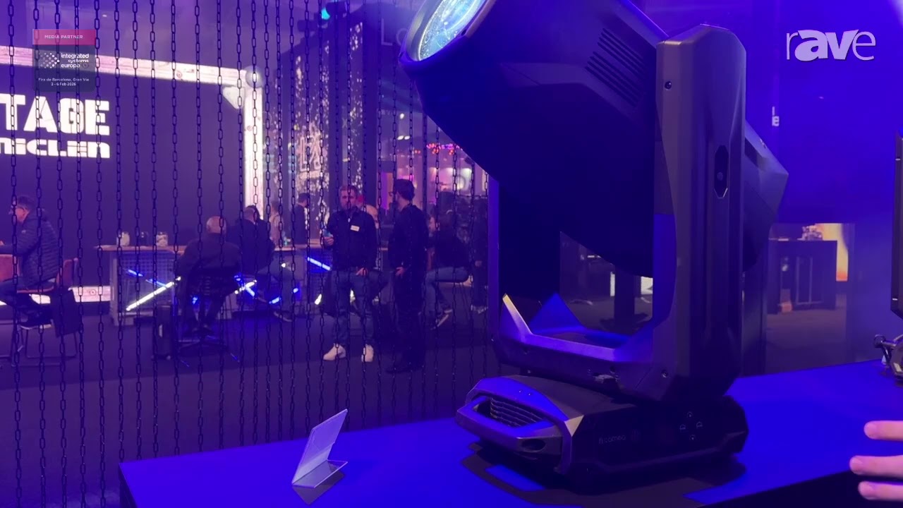ISE 2026: Cameo Presents OPUS SP6 FC Spot Profile Moving Light