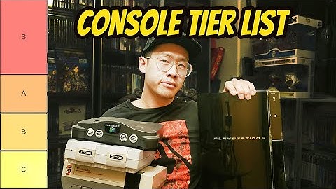 GAME CONSOLES RANKED - Tier List (Playstation, Xbox, Nintendo, Atari, Sega)