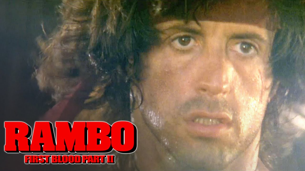 Rambo Hijacks Helicopter Scene  Rambo First Blood Part II