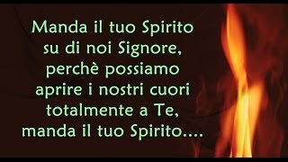 MANDA IL TUO SPIRITO, con testo, di A. Agrelli, edizioni RnS 2010