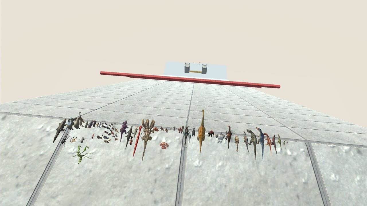 All Units Falling Down - Animal Revolt Battle Simulator