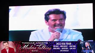 Thomas Anders & Sandra - USA Tour 2022 [Promo Clip 3 - Jet airliner]