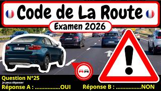 Test Gratuit Du Code De La Route 2026 309