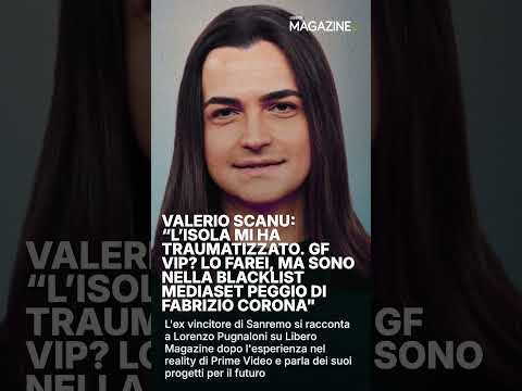 Video Scanu dopo: LIsola mi ha traumatizzato. GF Vip? Sono nella blacklist Mediaset peggio di Corona