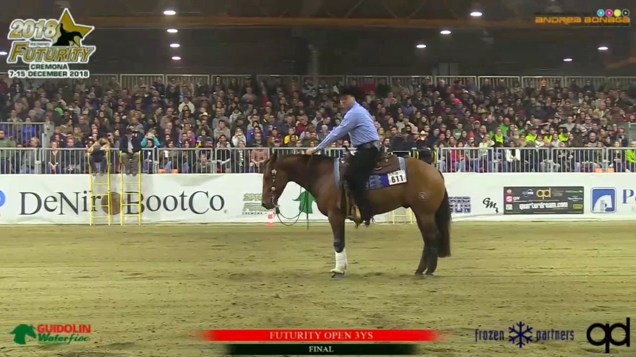Futurity 2018 - BERNARD FONCK & SPOOK SUNBURST owner KOEN SYMOENS score 227,5