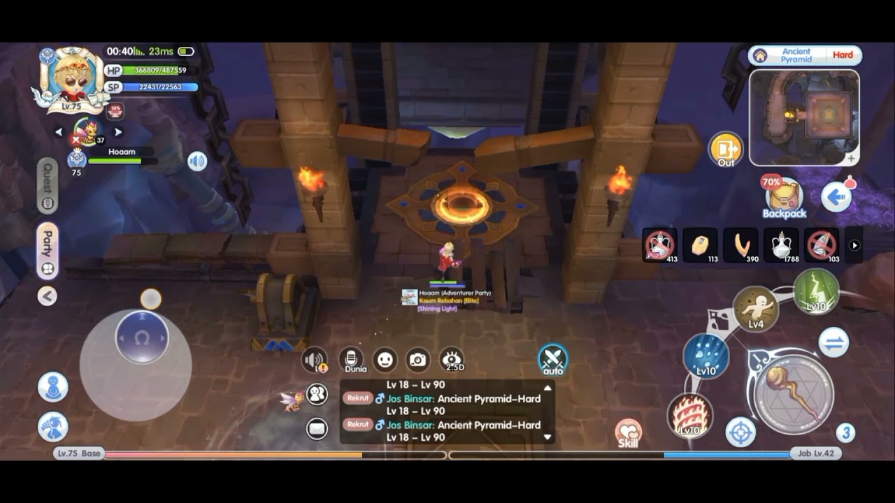 Ragnarok X Generation (ROX) High Wizzard - Instance Solo Pyramid