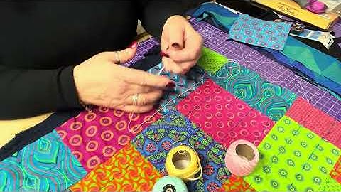 Kantha slow stitching . Advent day 5 a week of HOPE. 