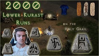 Lower Kurast is the BEST Area to Farm on a Fresh D2R Account - 2000 LK Runs (P7P8) on the Holy Grail