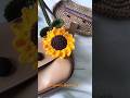 Crochet Sunflower Keychain#crochet #keychain #crochetshorts #sunflower #bagcharm #smallbusiness #diy