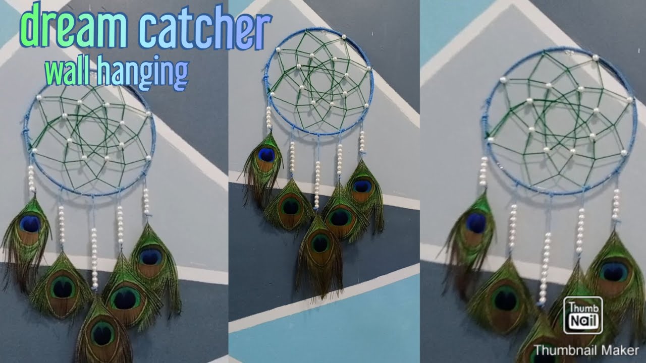 Dream Catcher Peacock Feather Dream Catcher Step By Step Dream Catcher Making DIY Dream