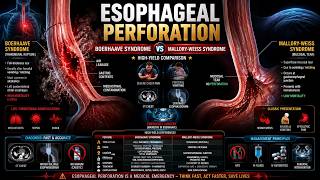 Boerhaave Syndrome vs Mallory-Weiss Syndrome | Esophageal Perforation Explained | High-Yield