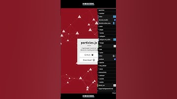 簡単に粒子状の背景作れます #shorts #htmlcss #programming #webデザイナー #コーディング