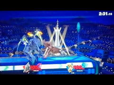 【スマブラSP】カズヤがシールド割ったら、雷神拳？横スマ？ 違います