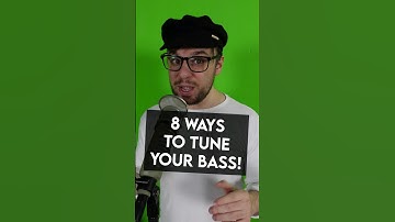 8 ways to tune your bass! #bass #bassguitar