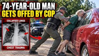 COP SL*MS 74 YEAR OLD MAN INTO CAR, HE GETS OFFED FROM HIS INJURIES
