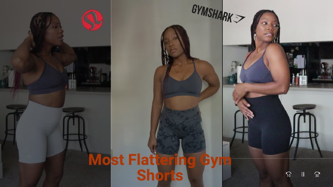 Flattering Gym Shorts Haul - YouTube