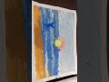 “From calm waves to glowing skies… art speaks in every shade 🎨🌊🌇”