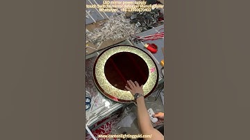 How to diy vanity mirror with lights, led mirror touch sensor switch with 96W driver at home.#mirror