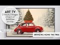 Vintage christmas screensaver art vintage art tv holiday art christmas tree frame art background