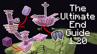 End Cities, Shulkers, and Elytra! l The Ultimate End Guide 1.20 Minecraft Survival Bedrock & Java