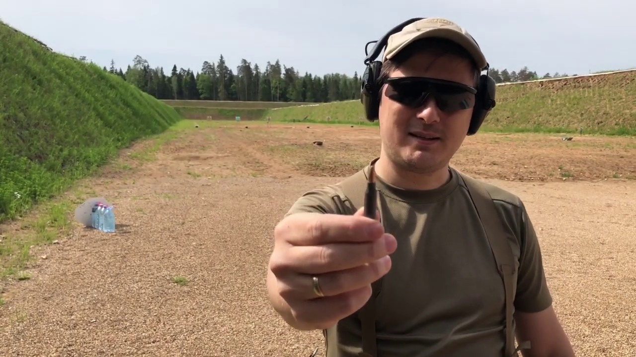 Водный Тест N2 (5,45x39 HP).  Water piercing shooting test N2 (5,45x39 hollow point)