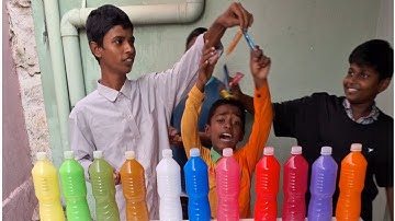 Best of 2025 compilation video of entertaining bottle color matching challenge game - 79