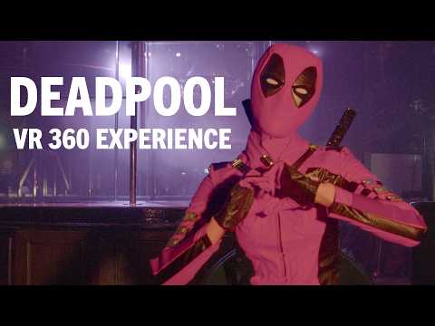 VR 360 with Britney as Deadpool Virtual Reality Lap Dance