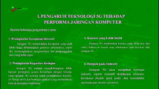 Teknologi 5g  Implikasi Terhadap Performa Dan Keamanan Jaringan Komputer  Kel 2