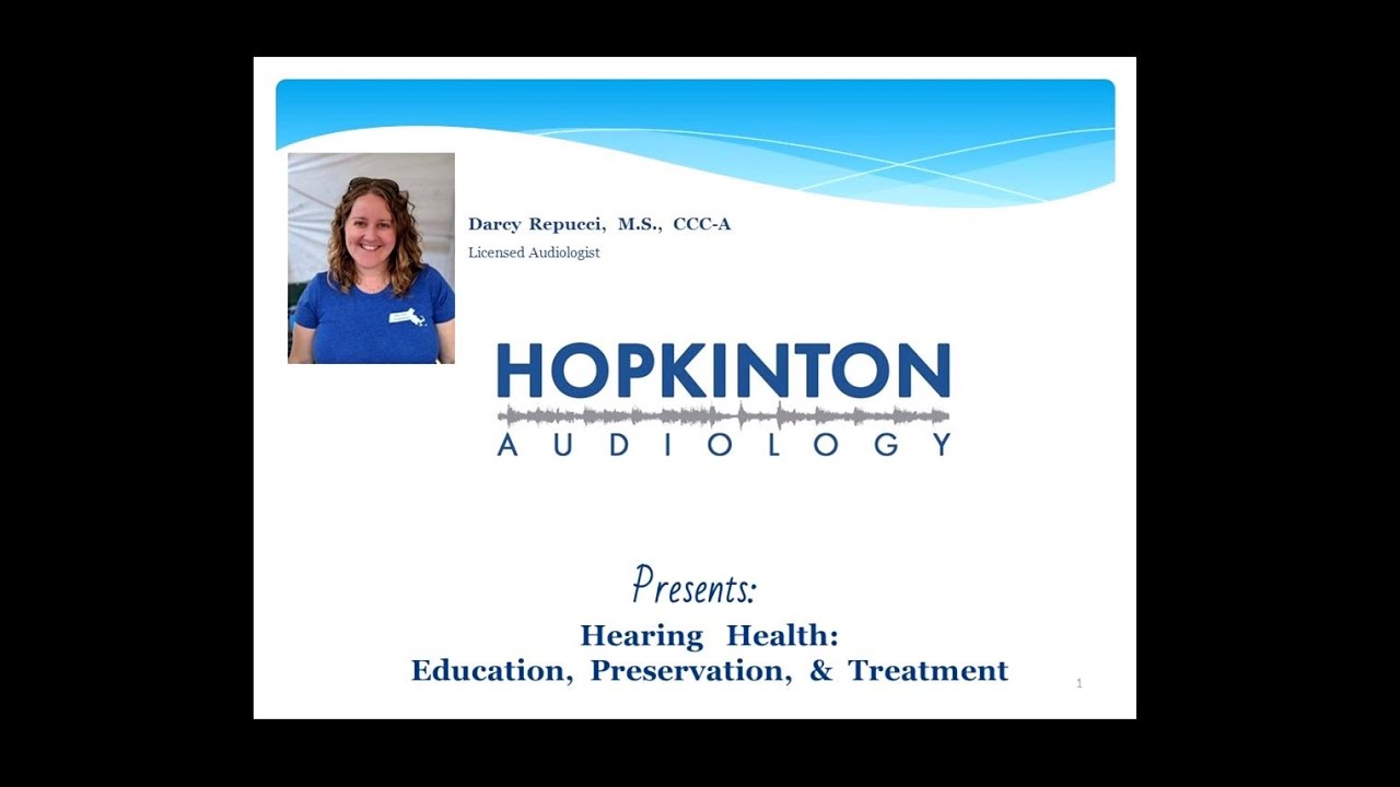 Audiology Presentation Hearing Health Education, Preservation and