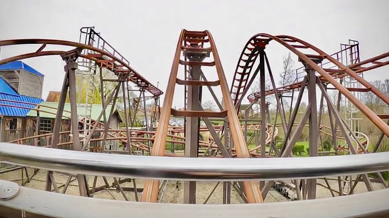 Nitro | Dennlys Parc - РЕДКИЕ американские горки в форме петли Мёбиуса