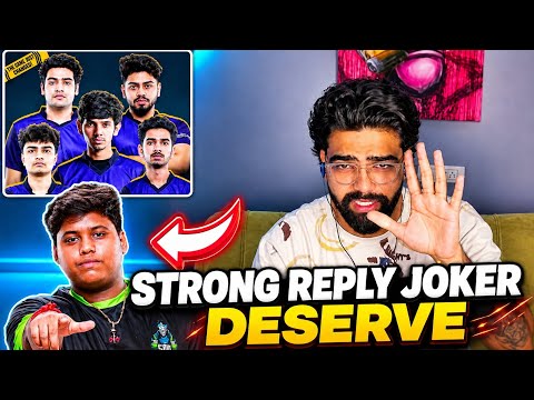 Omega Strong Reply SouL Joker Deserve ENC Slot 😱 Why Slug 🚨 Prince Of BGMI🫡 