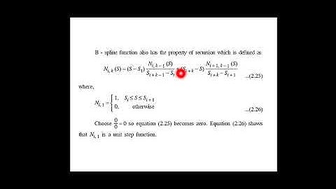 ME308- Computer Aided Design and Analysis-Module3-Part5- B-Spline Curve