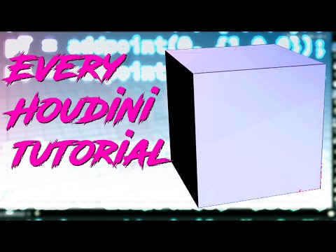 How to make a CUBE in HOUDINI. It's EASY they say...