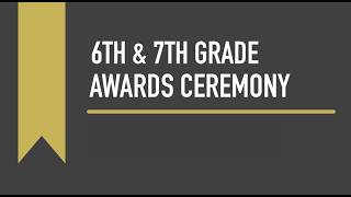 6th and 7th Grade Awards 2026
