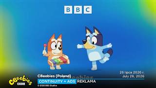 CBeebies (Poland) continuity + ads | July 26, 2026 • reklama | 26 lipca 2026 r.