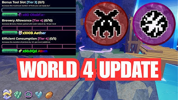 Exploring & Explaining The World 4 UPDATE | Roblox Untitled Button Simulator