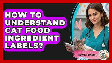 How To Understand Cat Food Ingredient Labels? - Happy Cat Handbook