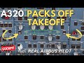 A320 PACKs OFF Takeoff Explained by Real Airbus Pilot | MSFS 2024 Tutorial