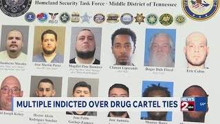 Multiple indicted over drug cartel ties