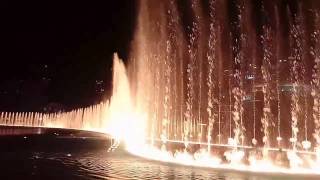 Musical fountain Dubai Nov 2016